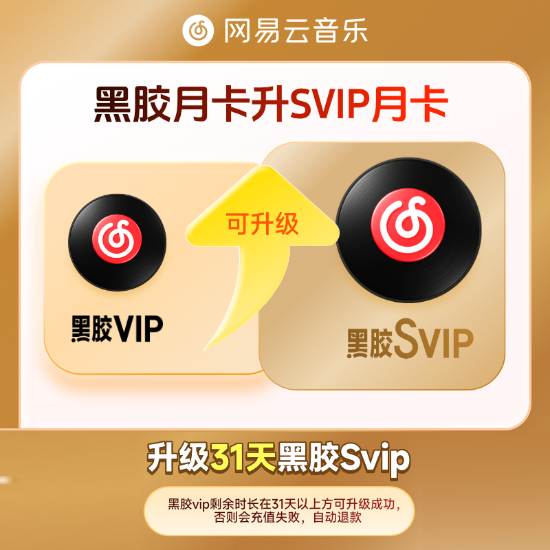 网易云音乐VIP升级SVIP季卡